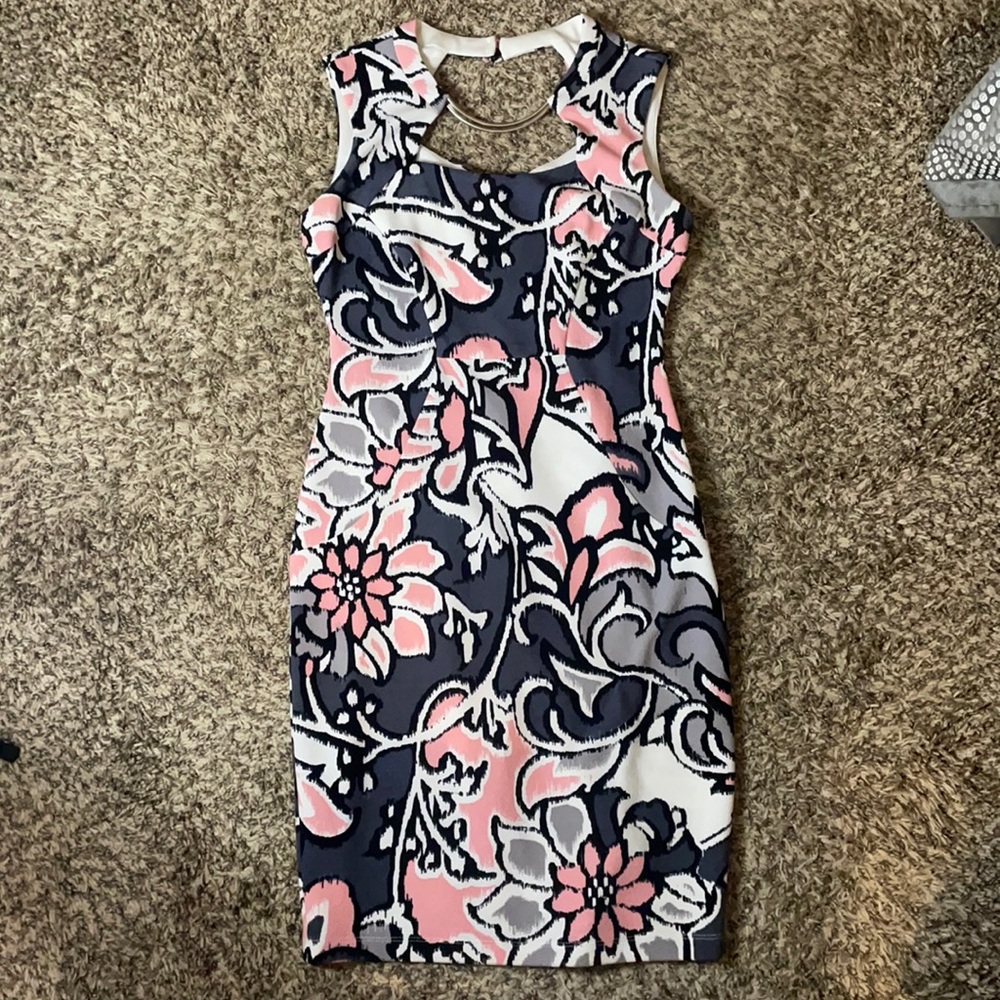 Bisou Bisou Sheath Dress Floral Size 6